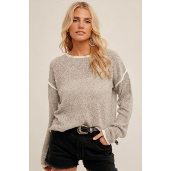 Gray Lightweight Sweater